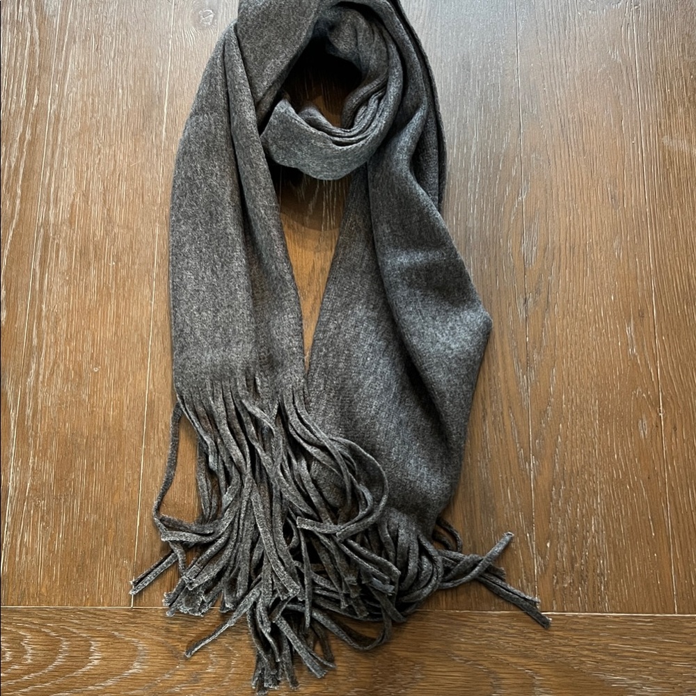 Lucky Brand Charcoal Knit Scarf